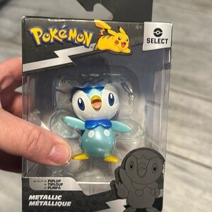Pokemon Metallic Piplup Figure NEW in Box